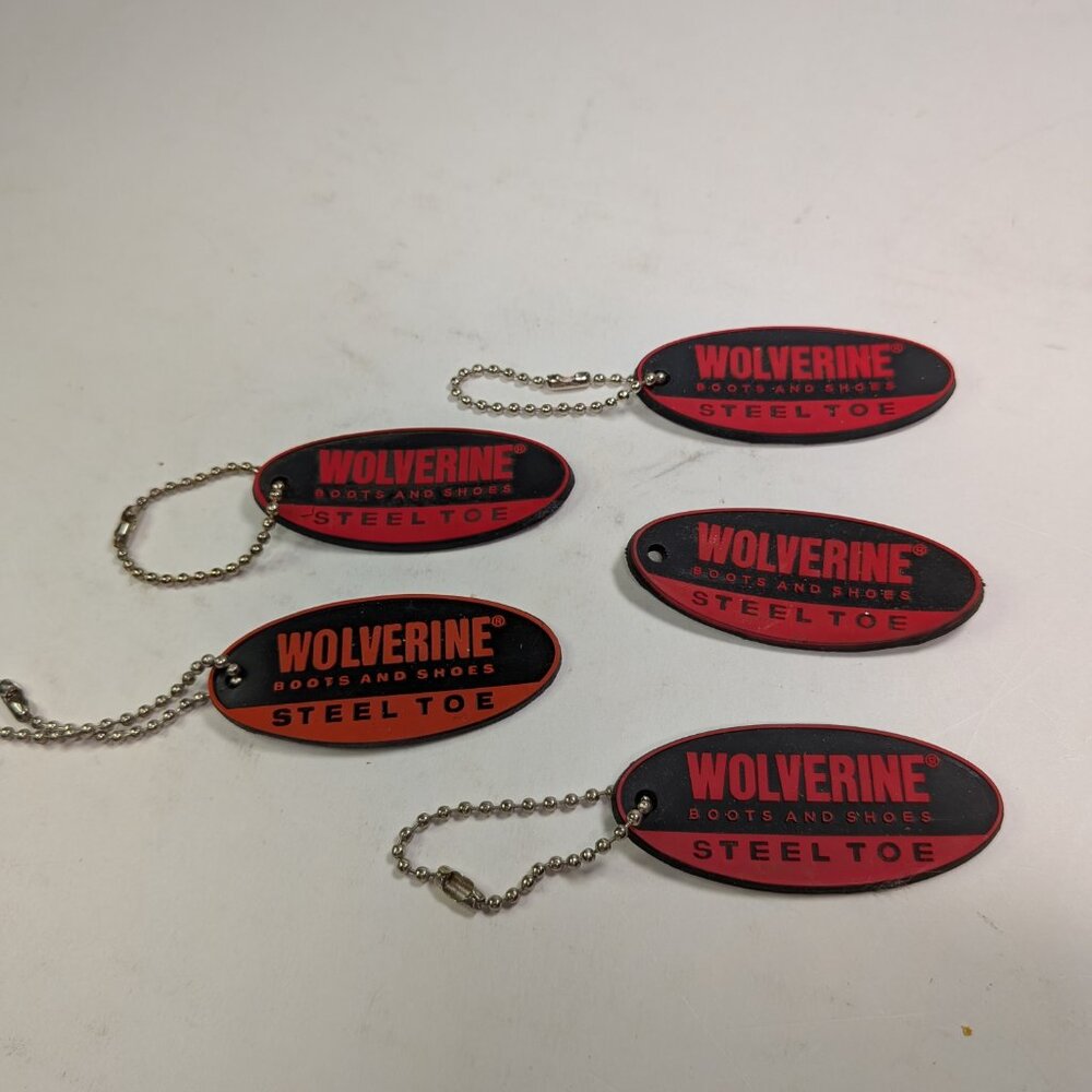 Wolverine Brand (5) Key Chains